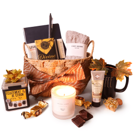 Cozy Office Essentials Basket