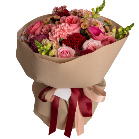 Blushing Beauty Rose Bouquet