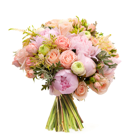 Peony and Rose Garden Bouquet