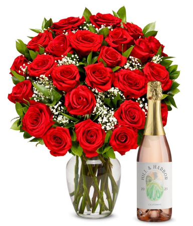 Romantic Roses and Sparkling Rose
